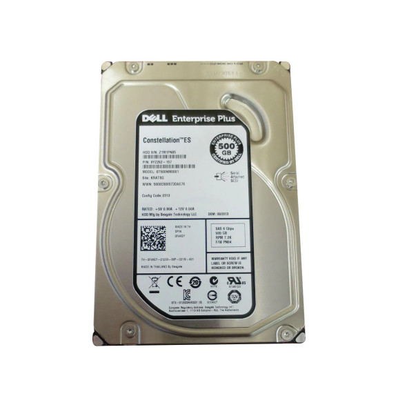 9YZ262-157 - Seagate Constellation ES 500GB 7200RPM SAS 6Gb/s 64MB Cache 3.5-inch Hard Drive