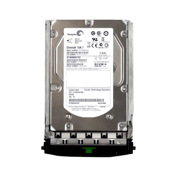 A3C40114568 - Fujitsu 600GB 15000RPM SAS 6Gb/s 3.5-inch Hard Drive