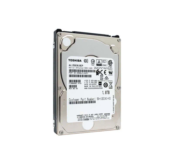 AL15SEB18EP - Toshiba AL15SEB Series 1.8TB 10000RPM SAS 12Gb/s 128MB Cache (4Kn) 2.5-inch Hard Drive