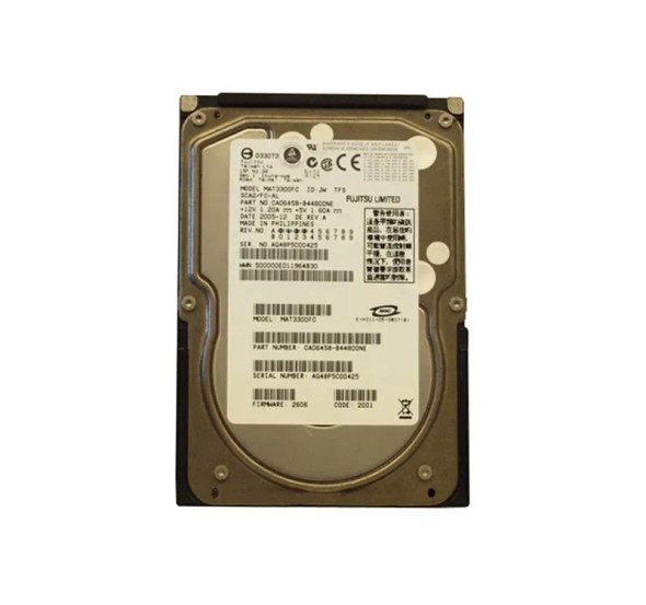CA06458-B44800NE - Fujitsu 300GB 10000RPM Fibre Channel 2Gb/s 8MB Cache 3.5-inch Hard Drive