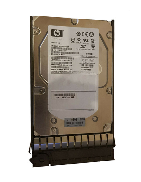 DF0450B8054 - HP 450GB 15000RPM SAS 3Gb/s Hot-Swappable 3.5-inch Hard Drive