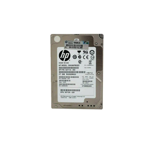 EH300FBQDD - HP 300GB 15000RPM SAS 6Gb/s Dual Port Hot-Swappable 2.5-inch Hard Drive