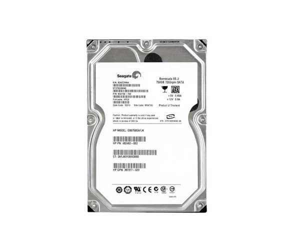 GB0750EAFJK - HP 750GB SATA 3Gb/s Midline 7200RPM Hot-Swappable 3.5-inch Hard Drive with Tray