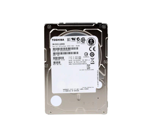 HDEAA00GEA51 - Toshiba Enterprise 300GB 15000RPM 32MB Cache SAS 6Gb/s 2.5-inch Hard Drive