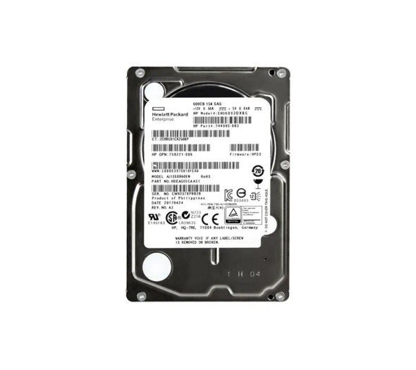 HDEAG00CAA51 - Toshiba 600GB 15000RPM SAS 12Gb/s 128MB Cache 2.5-inch Hard Drive