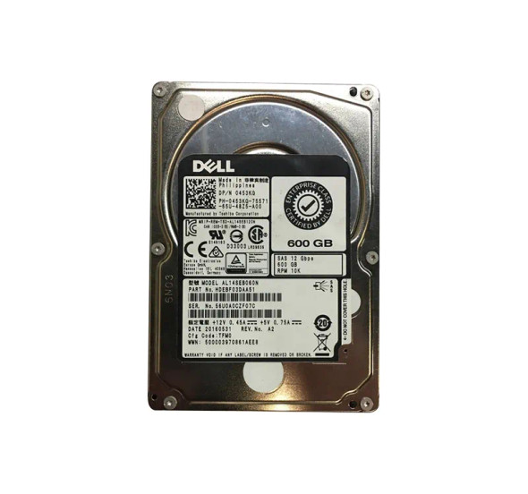 HDEBF03DAA51 - Toshiba 600GB 10000RPM SAS 12Gb/s Hot-Pluggable 2.5-inch Hard Drive