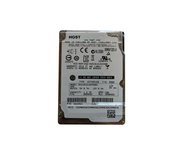 HUC101212CSS601 - HGST Ultrastar C10K1200 1.2TB 10000RPM 64MB Cache SAS 6Gb/s (TCG) 2.5-inch Hard Drive