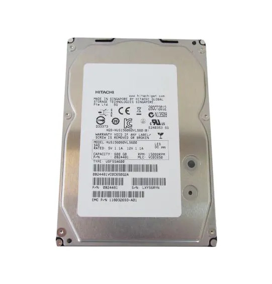 HUS156060VL5600 - Hitachi Ultrastar 600GB 15000RPM SAS 3Gb/s 3.5-inch Hard Drive