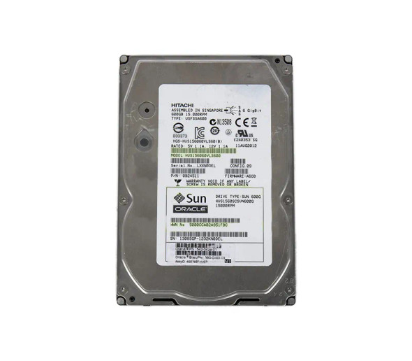 HUS1560SCSUN600G - Sun 600GB 15000RPM SAS 6Gb/s Hot-Swappable 64MB Cache 3.5-inch Hard Drive with Tray