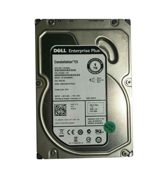 M5XD9 - Dell EqualLogic 1TB 7200RPM SAS 6Gb/s 3.5-inch Hard Drive for PS6210E