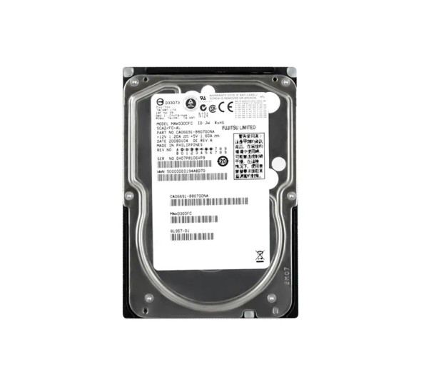 MAW3300FC - Fujitsu 300GB 10000RPM Fibre Channel 2Gb/s 8MB Cache 3.5-inch Hard Drive