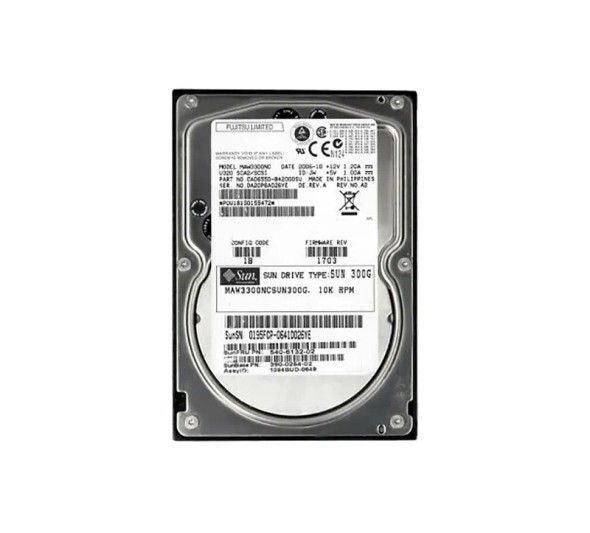 MAW3300NCSUN300G - Sun 300GB 10000RPM Ultra-320 SCSI 3.5-inch Hard Drive