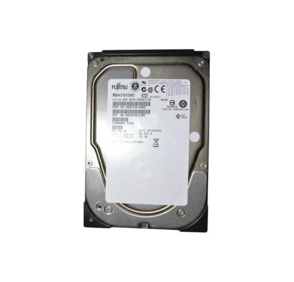 MBA3300NC - Fujitsu 300GB Ultra-320 SCSI 15000RPM 8MB Cache 3.5-inch Hard Drive