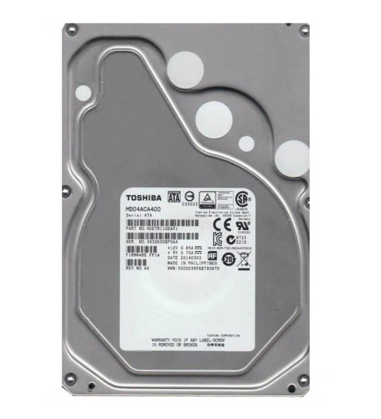 MD04ACA400 - Toshiba 4TB 7200RPM SATA 6Gb/s 3.5-inch Hard Drive