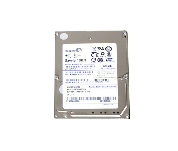 S26361-H1080-V100 - Fujitsu 300GB 10000RPM SAS 6Gb/s 16MB Cache 2.5-inch Hard Drive with Tray