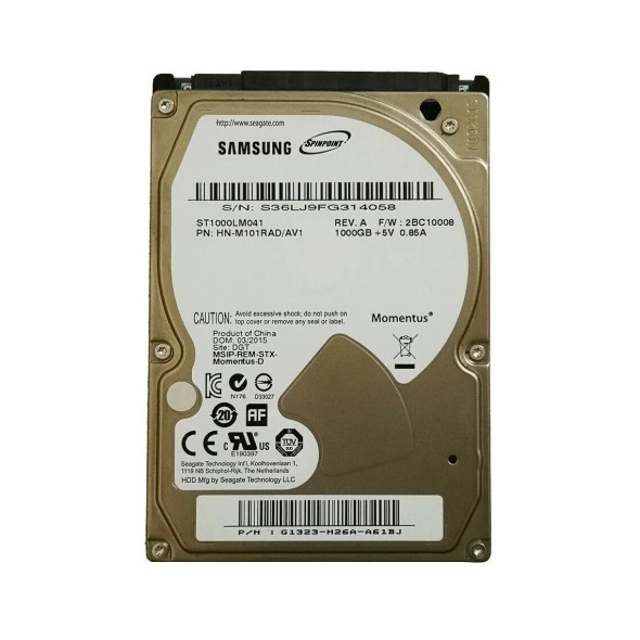 ST1000LM041 - Seagate Momentus 1TB 7200RPM SATA 6Gb/s 32MB Cache 2.5-inch Hard Drive