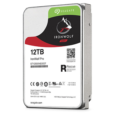 ST12000NE0007 - Seagate IronWolf Pro NAS 12TB 7200RPM SATA 6Gb/s 256MB Cache (512e) 3.5-inch Hard Drive