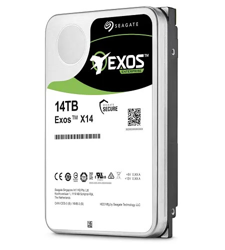 ST14000NM0048 - Seagate Exos X14 14TB 7200RPM SAS 12Gb/s 256MB Cache (512e/4Kn) 3.5-inch Hard Drive