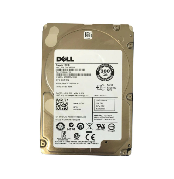 ST300MM006 - Seagate 300GB 10000RPM SAS 6Gb/s 2.5-inch Hard Drive