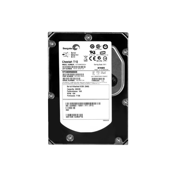 ST3300555SS - Seagate Cheetah T10 300GB 15000RPM SAS 3Gb/s 16MB Cache 3.5-inch Hard Drive