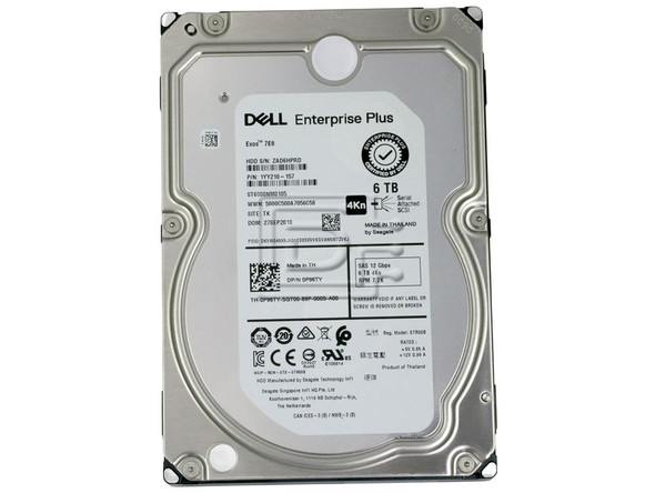 ST6000NM0104 - Seagate Enterprise 6TB 7200RPM 128MB Cache SAS 12Gb/s (SED-FIPS) 3.5-inch Hard Drive