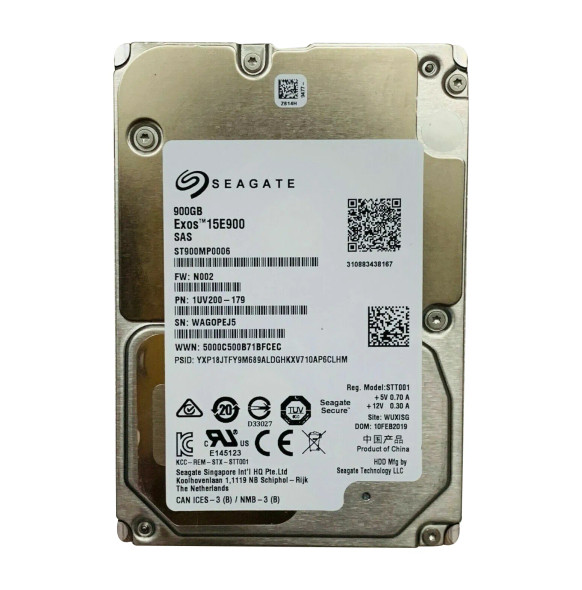 ST900MP0006 - Seagate Enterprise Performance 15K 900GB 15000RPM SAS 12Gb/s 256MB Cache (512n) 2.5-inch Hard Drive