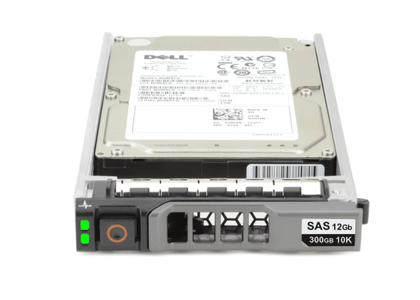 UG333 - Dell 300GB 10000RPM SAS 12Gb/s Hot-Swappable (512n) 2.5-inch Hard Drive with Tray for PowerEdge and PowerVault