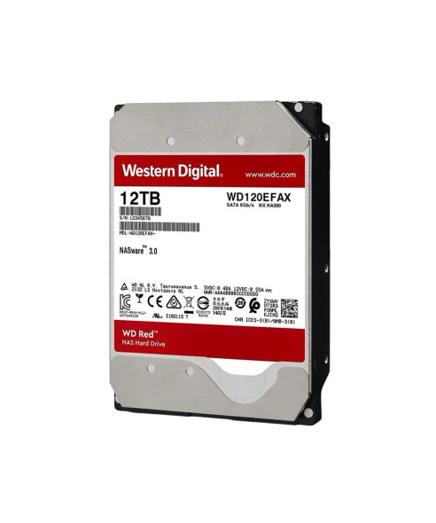 WD120EFAX - Western Digital Red 12TB 5400RPM SATA 6Gb/s 256MB Cache 3.5-inch NAS Hard Drive