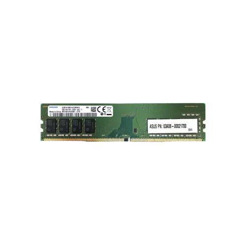 03A08-00021700 - Asus 8GB DDR4-2666/PC4-21300 UDIMM 288-Pin CL19 Single Rank x8 Non-ECC Unbuffered Memory Module