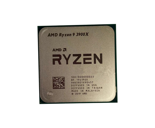 100-000000023 - AMD Ryzen 9 3900X Dodeca-core (12 Core) 3.8GHz 64MB L3 Cache Socket AM4 Processor