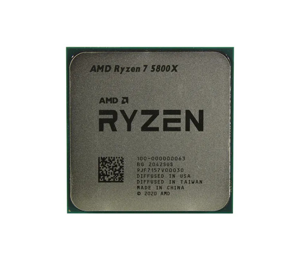 100-000000063 - AMD Ryzen 7 5800X Octa-core (8 Core) 3.8GHz 32MB L3 Cache Socket AM4 Processor