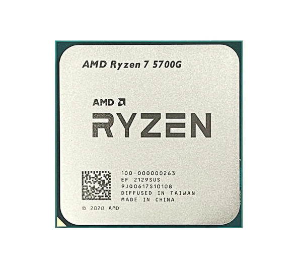 100-000000263 - AMD Ryzen 7 5700G Octa-core (8 Core) 3.8GHz 16MB L3 Cache Socket AM4 Processor