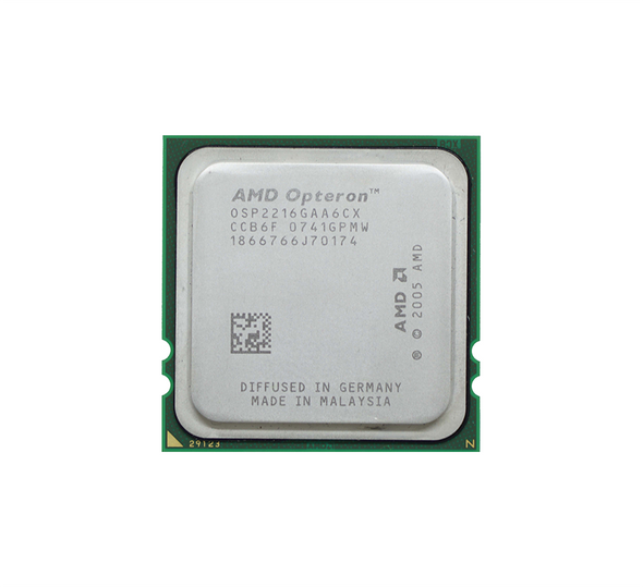 2216HE - AMD Opteron 2216 HE Dual-core (2 Core) 2.40GHz 1000MHz HTL 2MB L2 Cache Socket F Processor