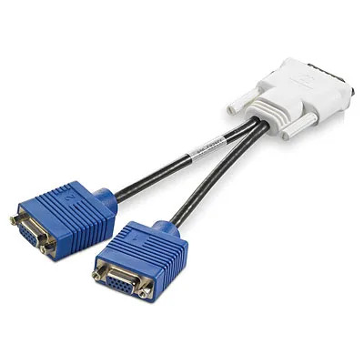 338285-006 - Compaq LFH / DMS-59 to Dual VGA Y-Splitter Cable