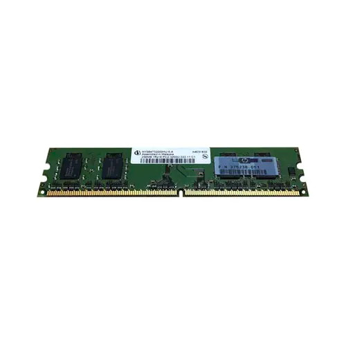 375238-051 - Compaq 256MB DDR-400/PC-3200 UDIMM 184-Pin CL3 Single Rank x8 Non-ECC Unbuffered Memory Module