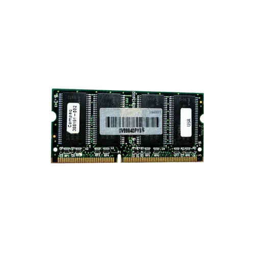 388191-002 - Compaq 64MB 100MHz PC100 non-ECC Unbuffered CL2 144-Pin SoDimm Memory Module