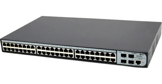 3CBLSG48 - 3Com BaseLine 2948-SFP 48xPorts 1000Base-TX + 4xDual-Purposed SFP Ports Layer2 Managed Gigabit Ethernet Stackable Network Switch