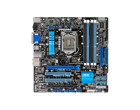 90-MIBDR0-G0EAY0GZ - Asus Pro Intel Socket 1155 4 x DIMM Max 32GB DDR3 1333/1066 CrossFireX uATX System Board (Motherboard)