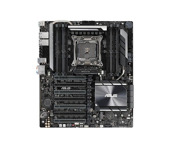 90SW00J0-M0EAY0 - Asus WS C422 SAGE/10G Socket LGA2066 Intel C422 Chipset SSI CEB System Board (Motherboard) Supports 14 nm DDR4 8x DIMM