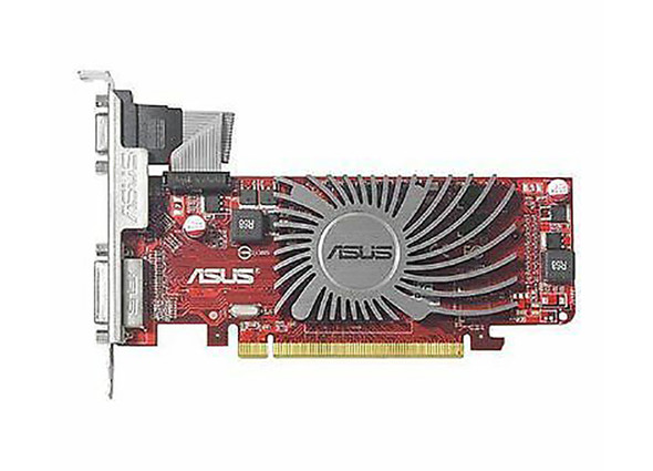 EAH5450SL/DI/512MD3 - ASUS Radeon HD 5450 512MB DDR3 32-Bit DVI HDMI VGA Low Profile PCI Express Video Graphics Card
