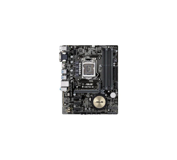 H97M-E - Asus Socket LGA1150 Intel H97 Chipset Micro-ATX System Board (Motherboard) Supports Core i7/i5/i3/Pentium/Celeron DDR3 4x DIMM
