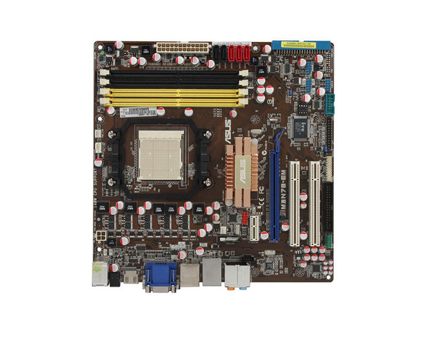 M3N78-EM - Asus Socket AM2/AM2+ Nvidia GeForce 8300 Chipset Micro-ATX System Board (Motherboard)