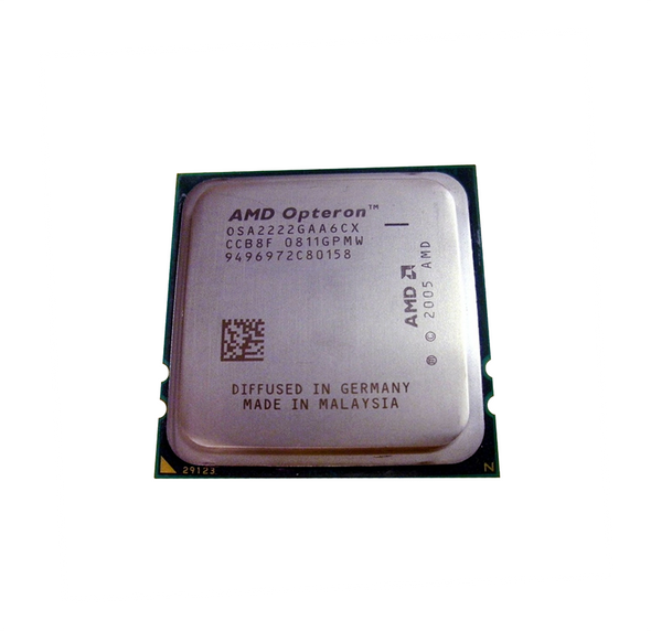 OSA2222CXWOF - AMD Opteron 2222 Dual-core (2 Core) 3.00GHz 1000MHz HTL 2MB L2 Cache Socket F Processor