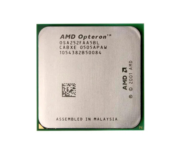 OSA252BLBOX - AMD Opteron 252 Single-core (1 Core) 2.60GHz 1000MHz HTL 1MB L2 Cache Socket 940 Processor