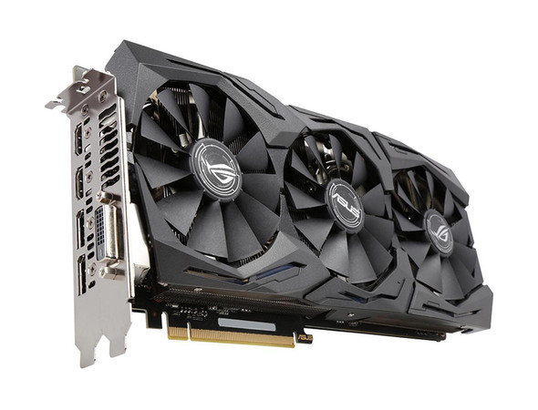 ROG-STRIX-RXVEGA56-O8G-GAMING - Asus Radeon RX VEGA 56 8GB DVI 2 x HDMI 2 x DisplayPort PCI Express 3.0 Video Graphics Card