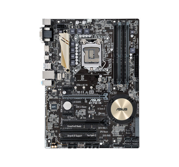 Z170-K - ASUS Intel Z170 DDR4 4-Slot (Motherboard) Socket 1151