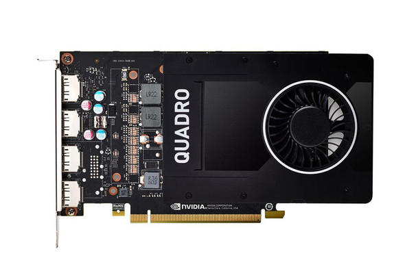 HP Nvidia Quadro P2200 5GB GDDR5X 4x DisplayPort Video Graphics Card