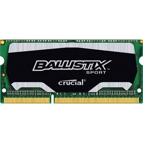 Crucial Technology 4GB DDR3-1866MHz PC3-14900 SoDimm 1.35V Low Voltage non-ECC Unbuffered CL13 204-Pin Memory Module