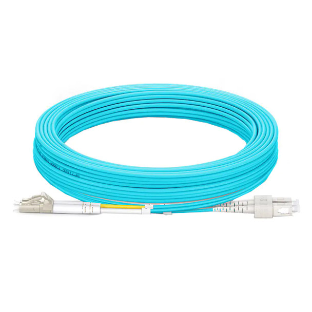 LCSCOM4MD30M-AX - Axiom LC-SC Multimode Duplex OM4 50/125 Fiber Optic Cable 30m