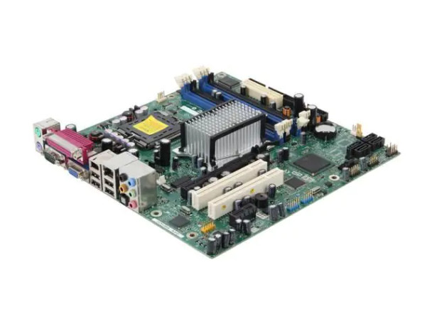 BLKD945GTPLR - Intel Supports Xeon Core 2 DUO Single Socket LGA775 DDR2 SATA PCI-Express x16 Micro-ATX Desktop Motherboard